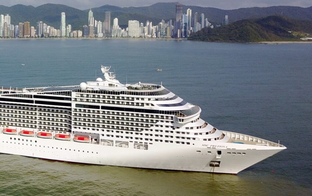 MSC anuncia Balneário Camboriú como porto de embarque 1 MSC preziosa