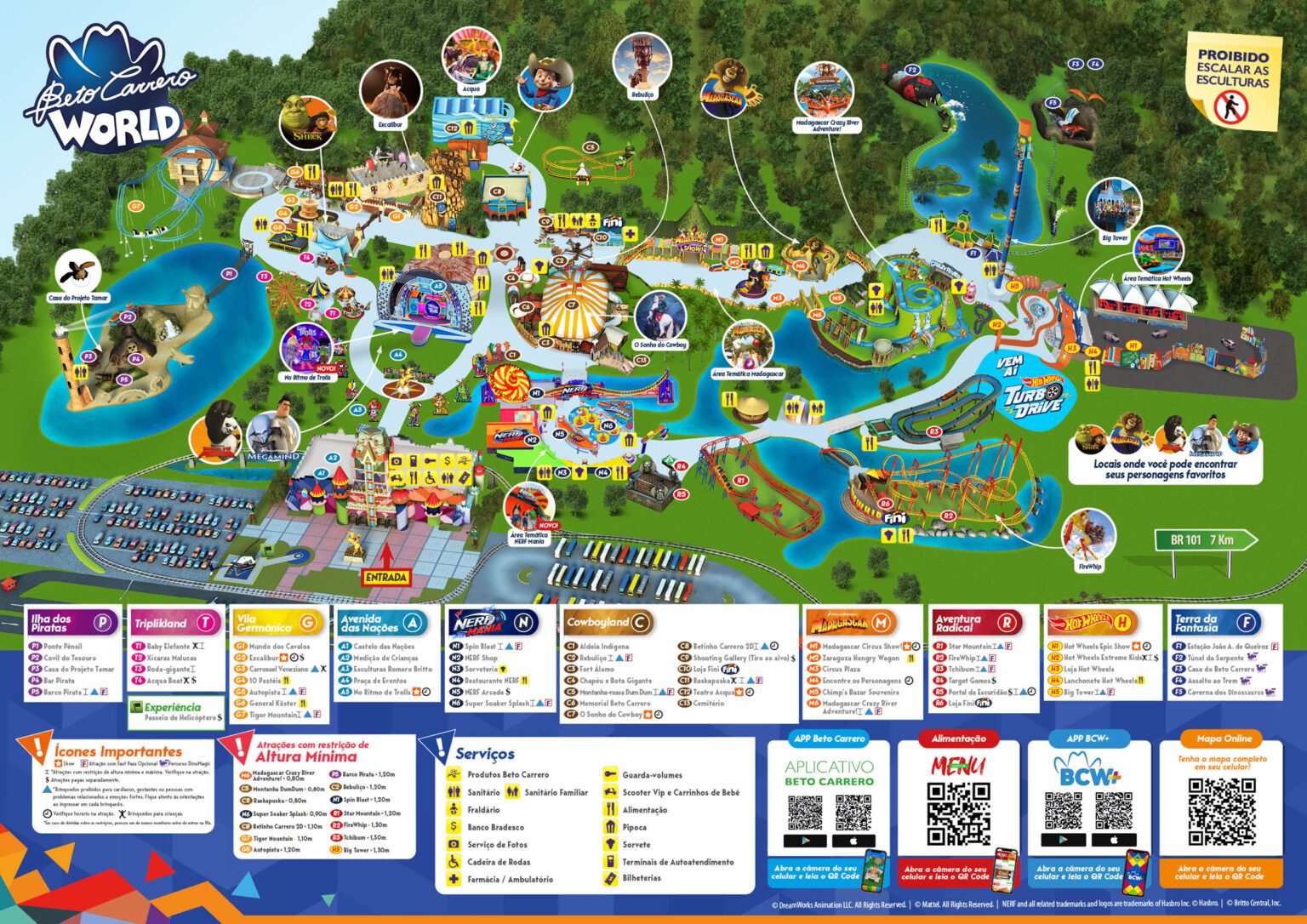 Onde Fica O Beto Carrero World? Mapa, Distâncias E Como Ir De Balneário ...