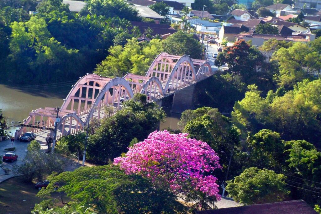 Cicloturismo Vale Europeu: roteiro de 3 dias com tracklog GPS (atualizado 2025) 4 ponte dos arcos indaial sc